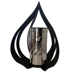 2382-znicz solarny srebrny płomyk duży 1 sztuka 2382-znicz solarny srebrny płomyk duży 1 sztuka